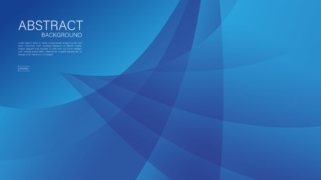 Blue abstract background, wave, Geometric vector, graphic, Minimal Texture, cover design, flyer template, banner, web page, book cover, advertisement, printing template, decoration wallpaper.のイラスト素材