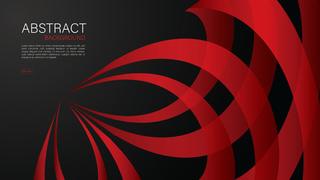 Red abstract background, wave, Geometric vector, graphic, Minimal Texture, cover design, flyer template, banner, web page, book cover, advertisement, printing template, decoration wallpaper.のイラスト素材