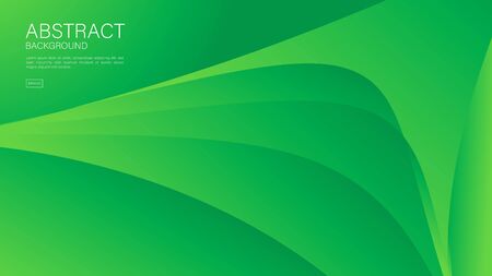 Green wave abstract background vector can be use cover, banner, wallpaper, flyer, brochure, book, printing media, card, web backgroundのイラスト素材