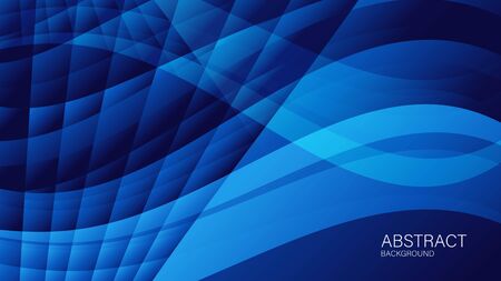 Blue gradient abstract background. vector cover design. graphic design. Minimal Texture. creative backgrounds template for flyer, banner, web page, book, card, advertisement, printing, decoration.のイラスト素材