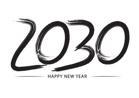 2030 textのイラスト素材