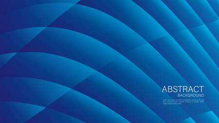 Blue gradient wave abstract background. vector cover design. graphic design. Minimal Texture. creative backgrounds template for flyer, banner, web page, book, card, advertisement, printing, decoration.のイラスト素材