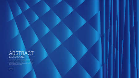 Blue abstract background, polygon vector background, graphic, Minimal Texture, cover design, flyer template, banner, web page, book cover, advertisement, printing template, wallpaper.のイラスト素材