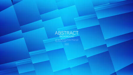 Blue abstract background, Square pattern background, minimal texture, Gradient background, cover design, flyer template, banner, web background, book cover, blue background template, wallpaper.のイラスト素材
