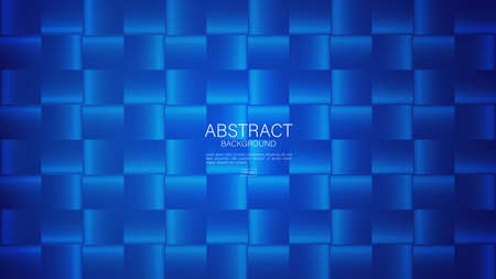 Blue abstract background, Square pattern background, minimal texture, Gradient background, cover design, flyer template, banner, web background, book cover, background design, cover  template.のイラスト素材