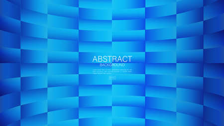 Blue abstract background, Square pattern background, minimal texture, Gradient background, cover design, flyer template, banner, web background, book cover, background design, cover  template.のイラスト素材