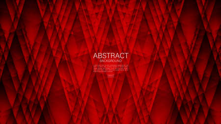 Red polygon abstract background, polygon graphic, Geometric vector, Minimal Texture, web background, red cover design, flyer template, banner, book cover, wall decoration wallpaper. vector eps10のイラスト素材
