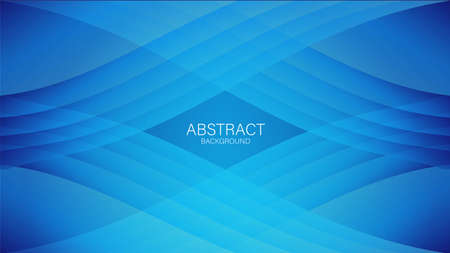 Blue wave abstract background, wave graphic vector, Minimal Texture, web background, Blue cover design, flyer template, banner, book cover, wall decoration wallpaper. vector eps10のイラスト素材