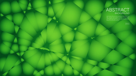 Green abstract background, polygon vector, Minimal Texture, web background, Green cover design, flyer template, banner, book cover, wall decoration, wallpaper, Geometric background designのイラスト素材
