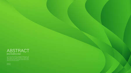 Green wave abstract background, wave pattern, Minimal Texture, web background, Green cover design, flyer template, banner, book cover, wall decoration, wallpaper, Geometric background designのイラスト素材