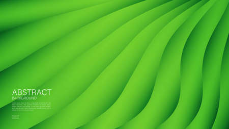 Green wave abstract background, wave pattern, Minimal Texture, web background, Green cover design, flyer template, banner, book cover, wall decoration, wallpaper, Geometric background designのイラスト素材