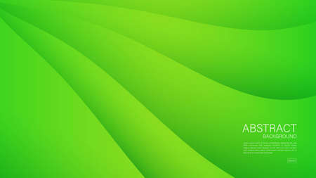 Green wave abstract background, wave pattern, Minimal Texture, web background, Green cover design, flyer template, banner, book cover, wall decoration, wallpaper, Geometric background designのイラスト素材