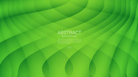 Green wave abstract background, wave pattern, Minimal Texture, web background, Green cover design, flyer template, banner, book cover, wall decoration, wallpaper, Geometric background designのイラスト素材