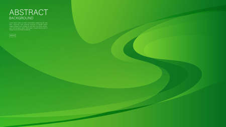 Green wave abstract background, wave pattern, Minimal Texture, web background, Green cover design, flyer template, banner, book cover, wall decoration, wallpaper, Geometric background designのイラスト素材