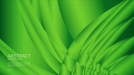 Green wave abstract background, wave pattern, Minimal Texture, web background, Green cover design, flyer template, banner, book cover, wall decoration, wallpaper, Geometric background designのイラスト素材