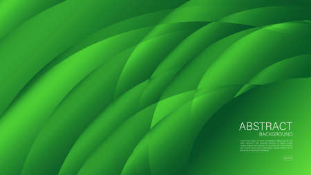 Green wave abstract background, wave pattern, Minimal Texture, web background, Green cover design, flyer template, banner, book cover, wall decoration, wallpaper, Geometric background designのイラスト素材