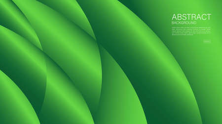 Green wave abstract background, wave pattern, Minimal Texture, web background, Green cover design, flyer template, banner, book cover, wall decoration, wallpaper, Geometric background designのイラスト素材