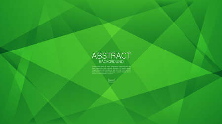 Green polygon abstract background, polygon vector, Minimal Texture, web background, Green cover design, flyer template, banner, book cover, wall decoration, wallpaper, Geometric background designのイラスト素材