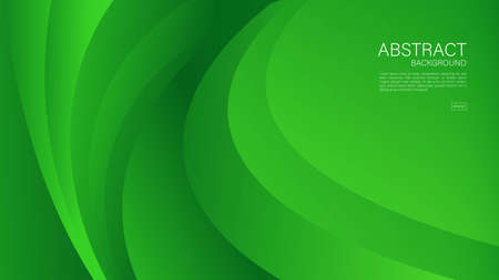 Green wave abstract background, wave pattern, Minimal Texture, web background, Green cover design, flyer template, banner, book cover, wall decoration, wallpaper, Geometric background designのイラスト素材