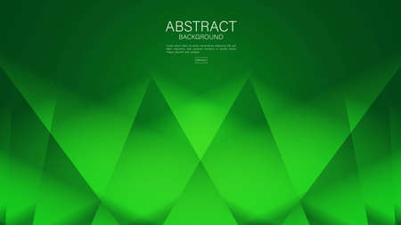 Green polygon abstract background, polygon vector, Minimal Texture, web background, Green cover design, flyer template, banner, book cover, wall decoration, wallpaper, Geometric background designのイラスト素材