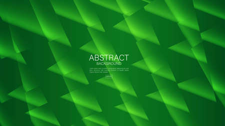 Green polygon abstract background, polygon vector, Minimal Texture, web background, Green cover design, flyer template, banner, book cover, wall decoration, wallpaper, Geometric background designのイラスト素材