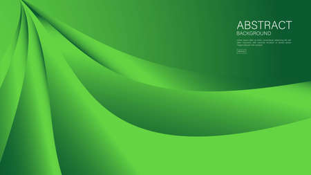 Green wave abstract background, wave pattern, Minimal Texture, web background, Green cover design, flyer template, banner, book cover, wall decoration, wallpaper, Geometric background designのイラスト素材
