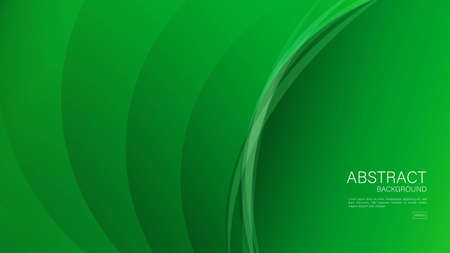 Green wave abstract background, wave pattern, Minimal Texture, web background, Green cover design, flyer template, banner, book cover, wall decoration, wallpaper, Geometric background designのイラスト素材