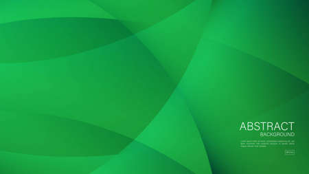 Green wave abstract background, wave pattern, Minimal Texture, web background, Green cover design, flyer template, banner, book cover, wall decoration, wallpaper, Geometric background designのイラスト素材