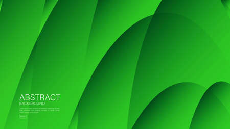 Green wave abstract background, wave pattern, Minimal Texture, web background, Green cover design, flyer template, banner, book cover, wall decoration, wallpaper, Geometric background designのイラスト素材