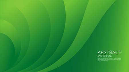 Green wave abstract background, wave pattern, Minimal Texture, web background, Green cover design, flyer template, banner, book cover, wall decoration, wallpaper, Geometric background designのイラスト素材