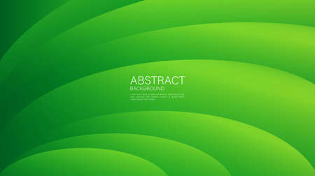 Green wave abstract background, wave pattern, Minimal Texture, web background, Green cover design, flyer template, banner, book cover, wall decoration, wallpaper, Geometric background designのイラスト素材