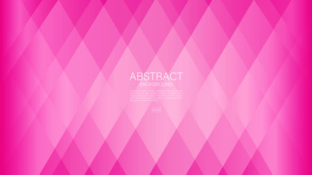Pink abstract background, polygon graphic, Geometric vector, Minimal Texture, web background, pink cover design, flyer template, banner, wall decoration, wallpaper, pink background for valentineのイラスト素材