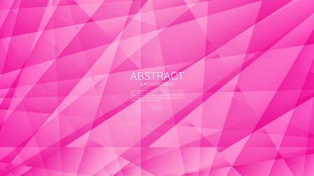 Pink abstract background, pink background for valentine, web background, polygon graphic, Geometric vector, Minimal Texture, pink cover design, flyer template, banner, wall decoration, wallpaperのイラスト素材