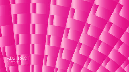Pink abstract background, pink background for valentine, gradient background, geometric pattern, Geometric vector, Minimal Texture, pink cover design, flyer, banner, wall decoration, wallpaperのイラスト素材