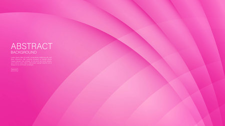 Pink abstract background, pink wave background for valentine, gradient background, wave pattern, Geometric vector, Minimal Texture, pink cover design, flyer, banner, wall decoration, wallpaperのイラスト素材