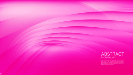 Pink abstract background, pink wave background for valentine, gradient background, wave pattern, Geometric vector, Minimal Texture, pink cover design, flyer, banner, wall decoration, wallpaperのイラスト素材