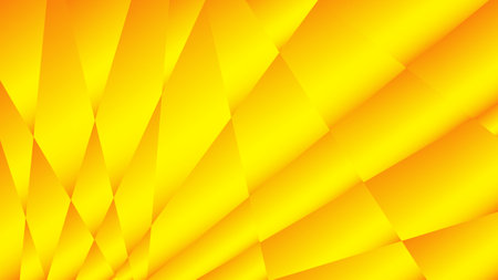 Yellow abstract background, polygon graphic, Geometric vector, Minimal Texture, web background, yellow cover design, flyer template, banner, wall decoration, wallpaper, yellow gradient backgroundのイラスト素材