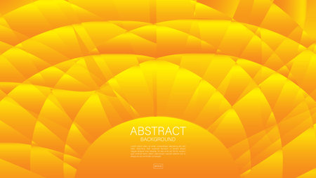 Yellow abstract background, wave graphic, Geometric vector, Minimal Texture, web background, yellow cover design, flyer template, banner, wall decoration, wallpaper, yellow gradient backgroundのイラスト素材