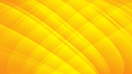 Yellow abstract background, wave graphic, Geometric vector, Minimal Texture, web background, yellow cover design, flyer template, banner, wall decoration, wallpaper, yellow gradient backgroundのイラスト素材