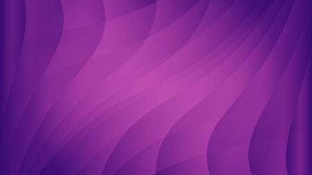 Purple abstract background, wave graphic, Geometric vector, Minimal Texture, web background, purple cover design, flyer template, banner, wall decoration, wallpaper, purple background designのイラスト素材