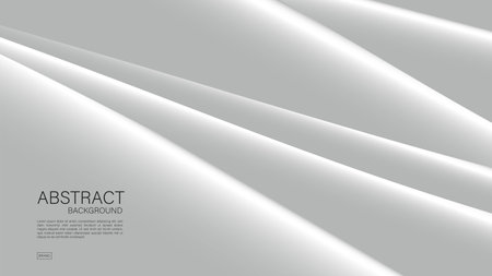 Gray background, white polygon background design, Geometric vector, Minimal Texture, cover design, flyer template, advertisement, abstract background template, decoration wallpaper, book cover, vectorのイラスト素材