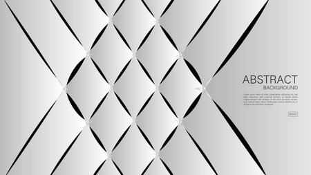 Gray background, white polygon background design, Geometric vector, Minimal Texture, cover design, flyer template, advertisement, abstract background template, decoration wallpaper, book cover, vectorのイラスト素材