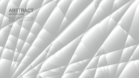Gray background, white polygon background design, Geometric vector, Minimal Texture, cover design, flyer template, advertisement, abstract background template, decoration wallpaper, book cover, vectorのイラスト素材