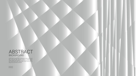 Gray background, white polygon background design, Geometric vector, Minimal Texture, cover design, flyer template, advertisement, abstract background template, decoration wallpaper, book cover, vectorのイラスト素材