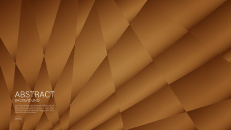 Brown abstract background, polygon graphic, Geometric vector, Minimal Texture, web background, Brown cover design, flyer template, banner, wall decoration, wallpaper, Brown background vectorのイラスト素材