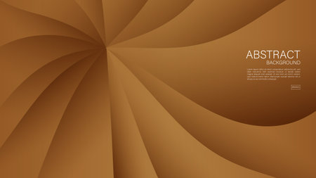 Brown abstract background, wave graphic, Geometric vector, Minimal Texture, web background, Brown cover design, flyer template, banner, wall decoration, wallpaper, Brown background vectorのイラスト素材