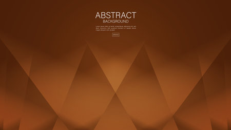 Brown abstract background, polygon graphic, Geometric vector, Minimal Texture, web background, Brown cover design, flyer template, banner, wall decoration, wallpaper, Brown background vectorのイラスト素材