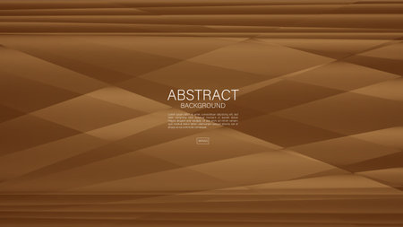Brown abstract background, polygon graphic, Geometric vector, Minimal Texture, web background, Brown cover design, flyer template, banner, wall decoration, wallpaper, Brown background vectorのイラスト素材