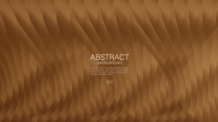 Brown abstract background, wave graphic, Geometric vector, Minimal Texture, web background, Brown cover design, flyer template, banner, wall decoration, wallpaper, Brown background vectorのイラスト素材