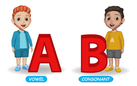 example of opposite adjectives word for kidsのイラスト素材